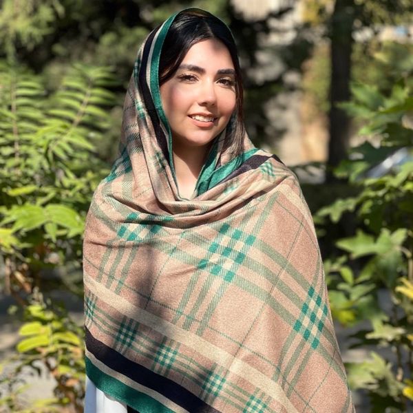 شال مخمل منگوله دار کد 1149