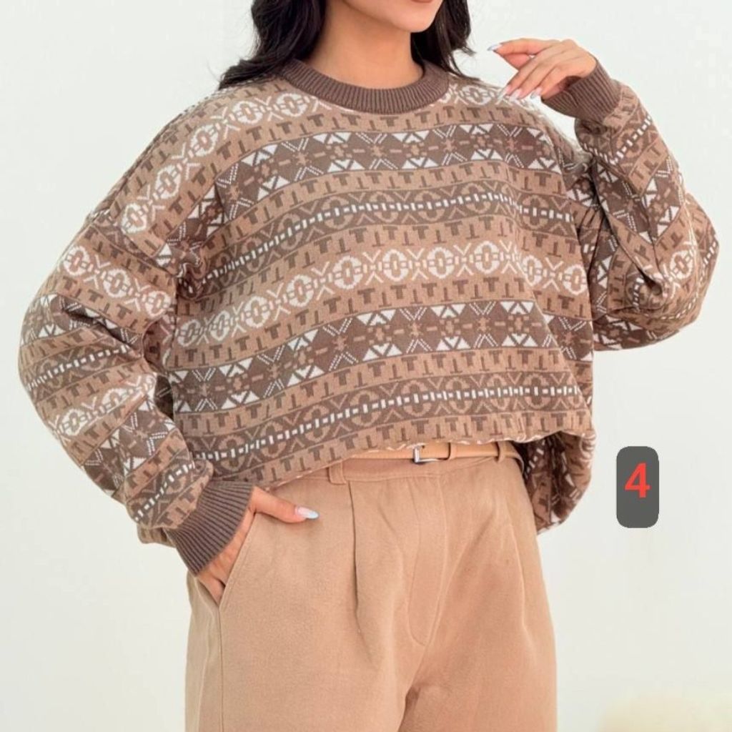 خرید اینترنتی بلوز بافت لش اکریل