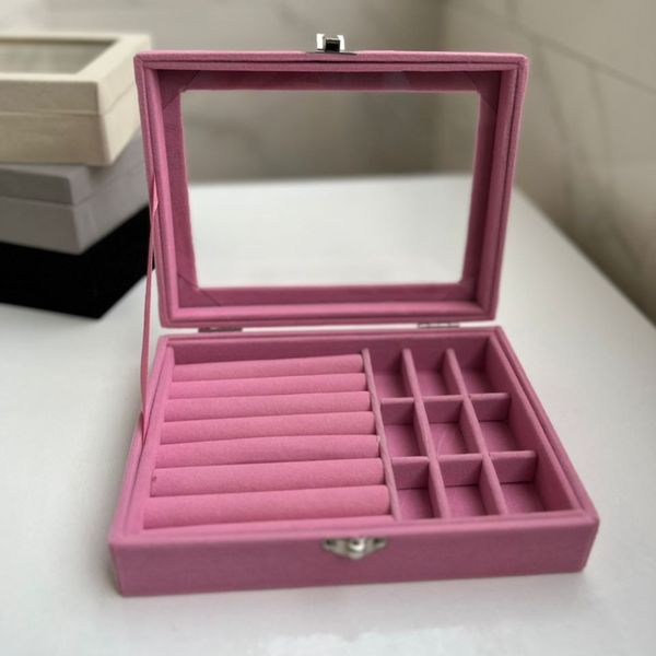 جعبه جواهرات درب شیشه ایی