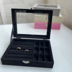 قیمت ارزان جعبه جواهرات درب شیشه ایی