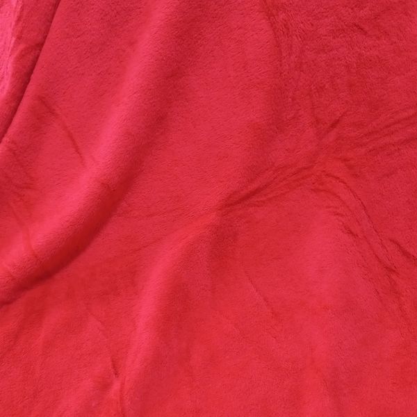 پتو مسافرتی .یک لایه .تدی رنگ قرمز