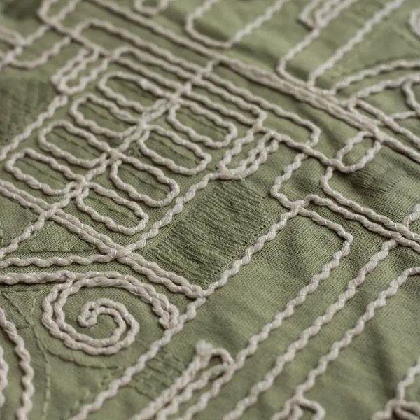 پارچه لینن قلاب بافی