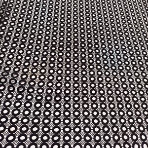 خرید اینترنتی پارچه گیپور مشکی