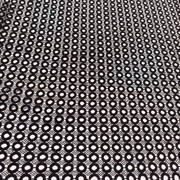 پارچه گیپور مشکی