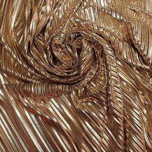 مشخصات پارچه پلیسه طلایی