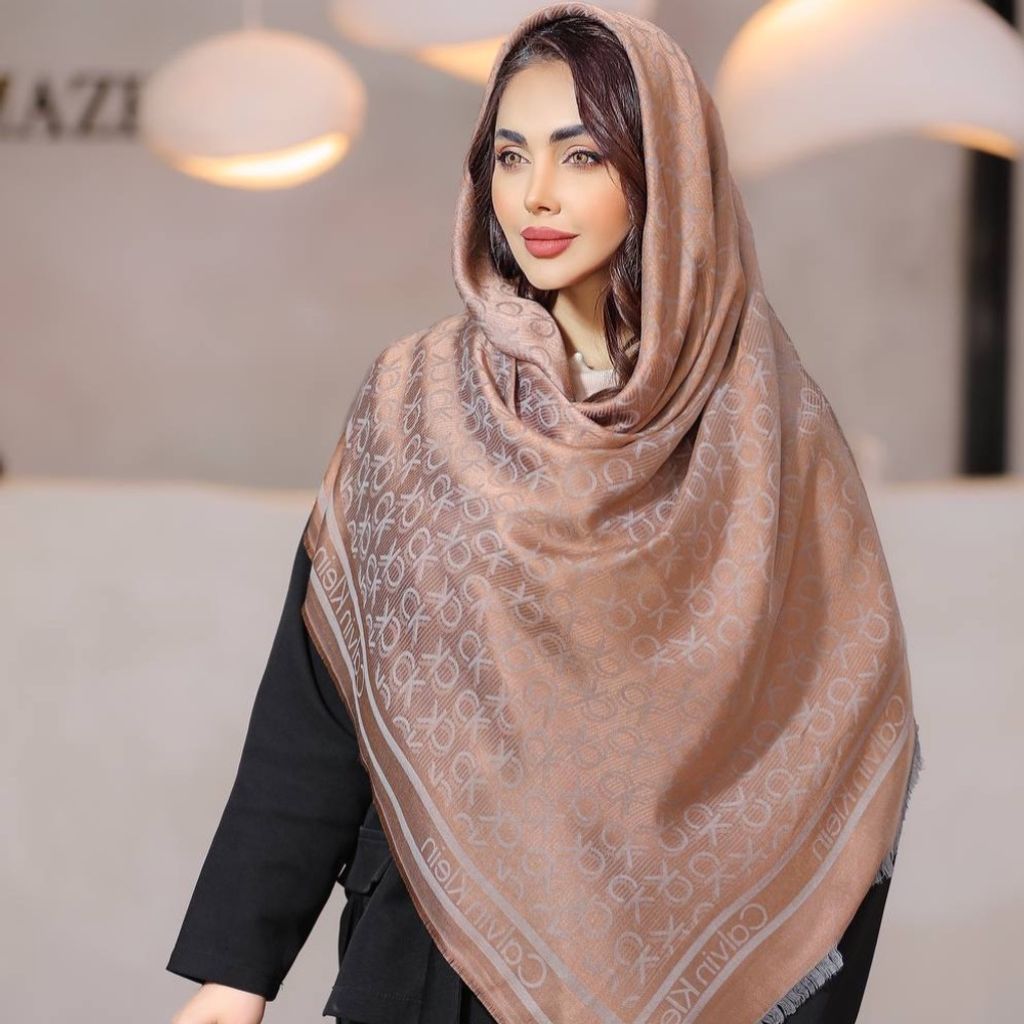 خرید انلاین روسری ژاکارد دورو