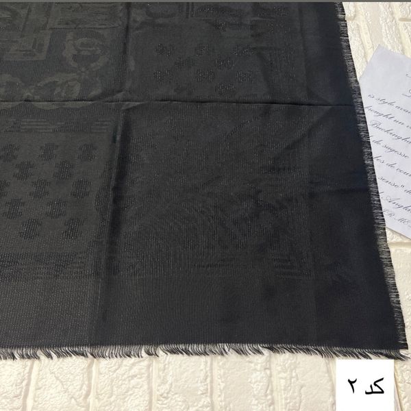 روسری ژاکارد لمه دار دورو