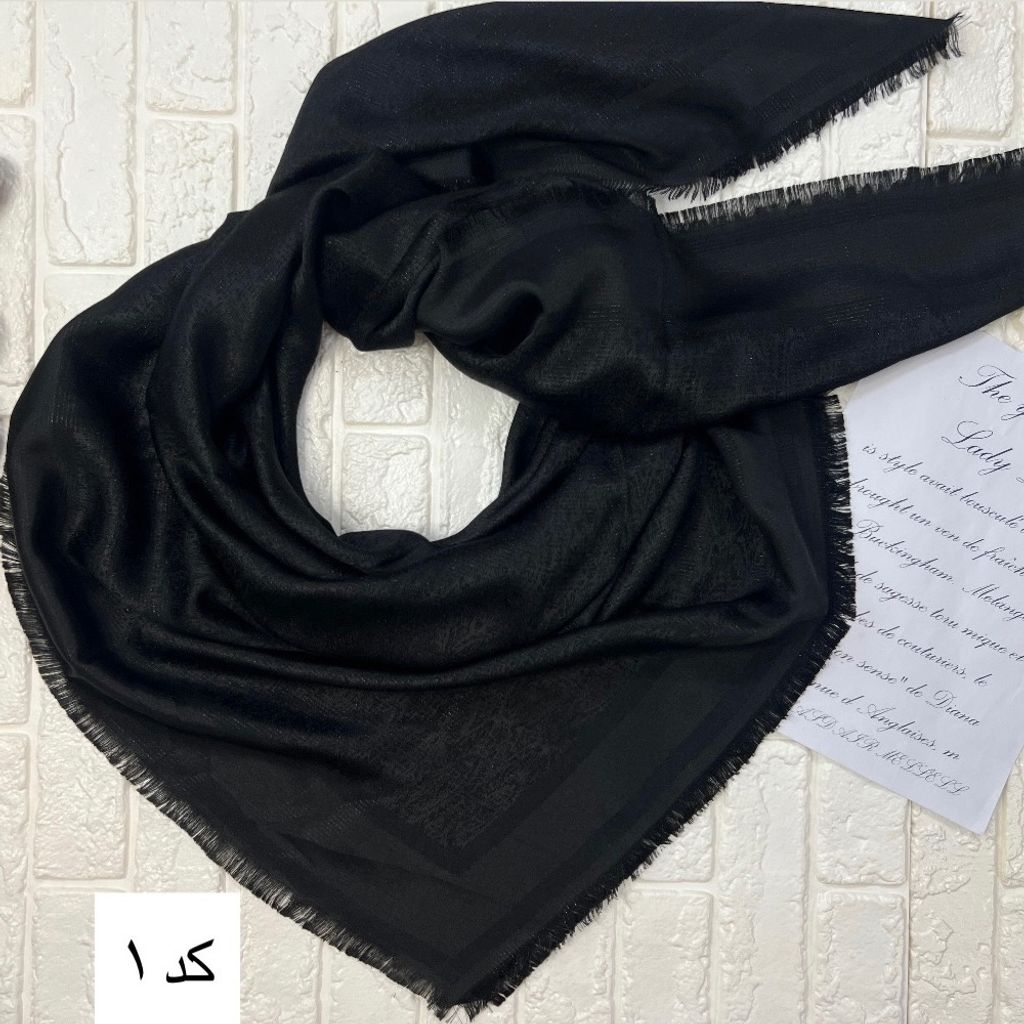 مشخصات روسری ژاکارد لمه دار دورو