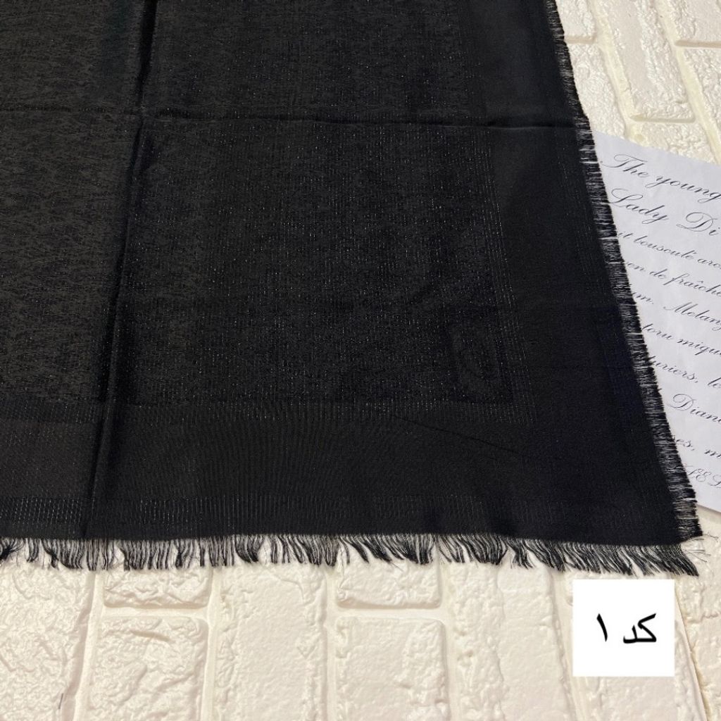 خرید انلاین روسری ژاکارد لمه دار دورو