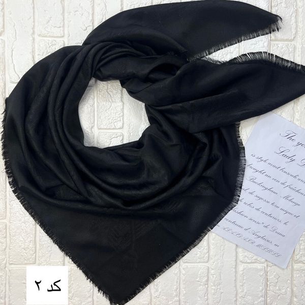 روسری ژاکارد لمه دار دورو