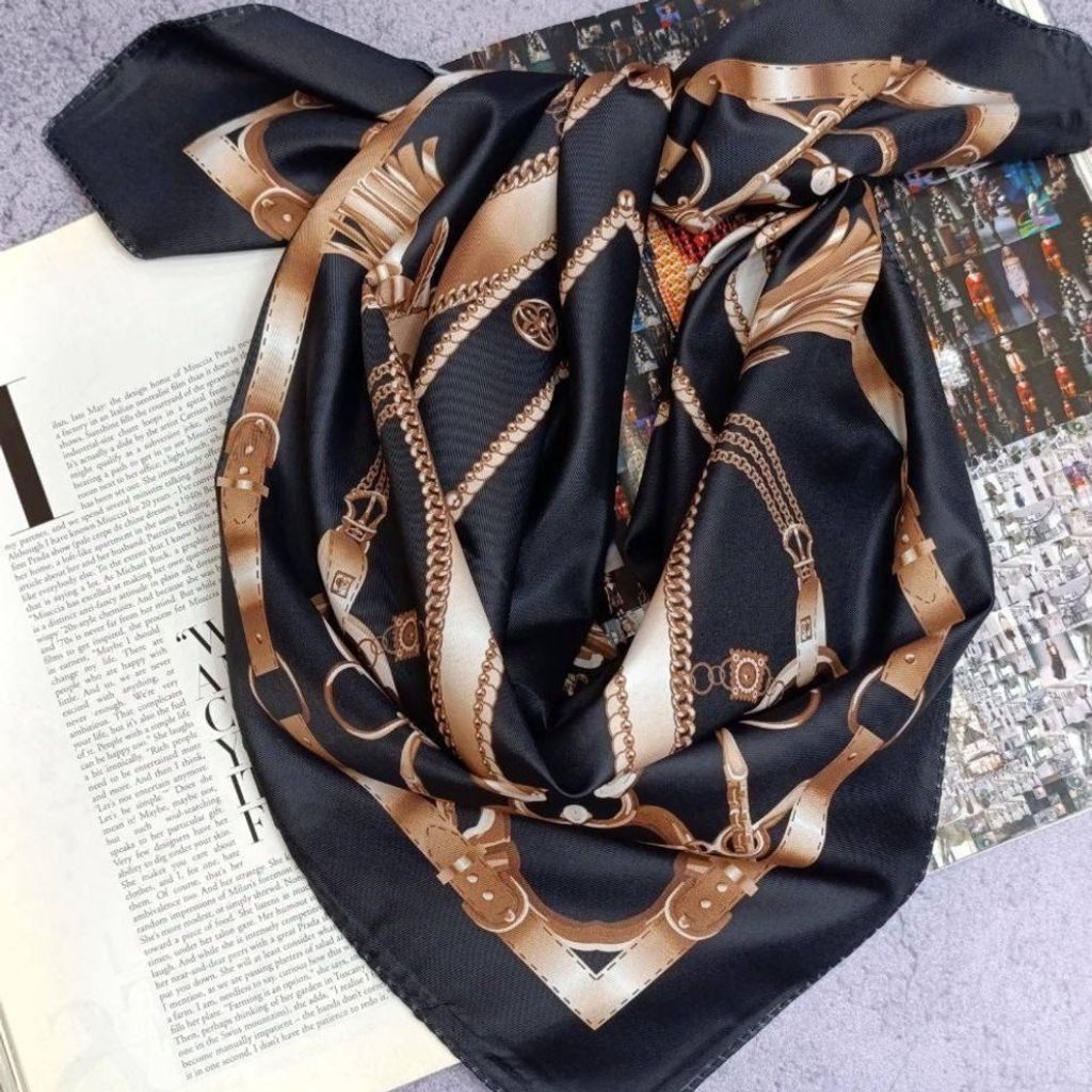 قیمت ارزان مینی اسکارف ابریشم توییل