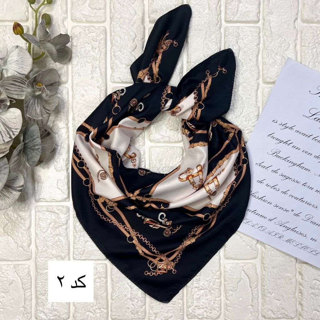 خرید آنلاین مینی اسکارف ابریشم توییل