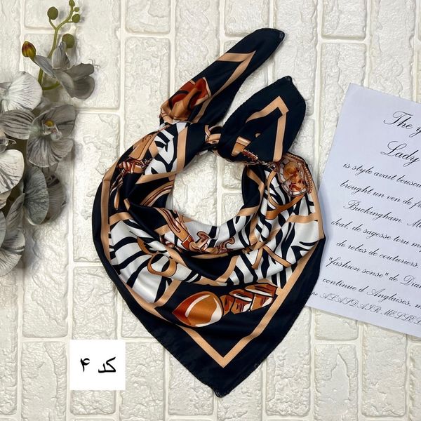 مینی اسکارف ابریشم توییل