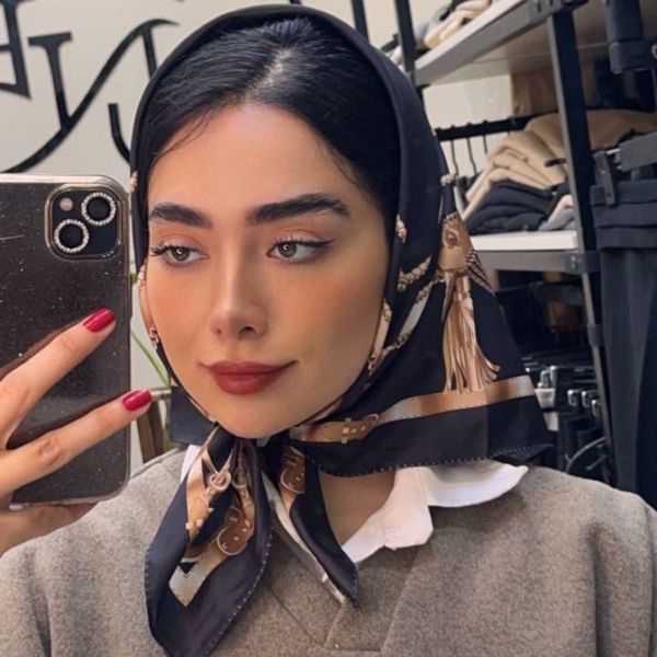 مینی اسکارف ابریشم توییل