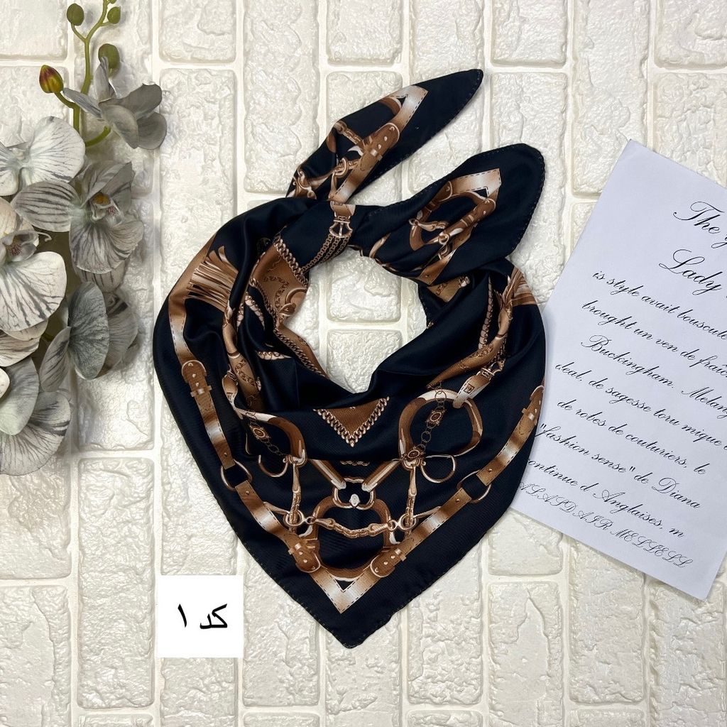 مشخصات مینی اسکارف ابریشم توییل