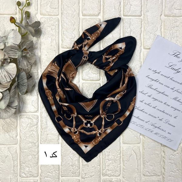 مینی اسکارف ابریشم توییل