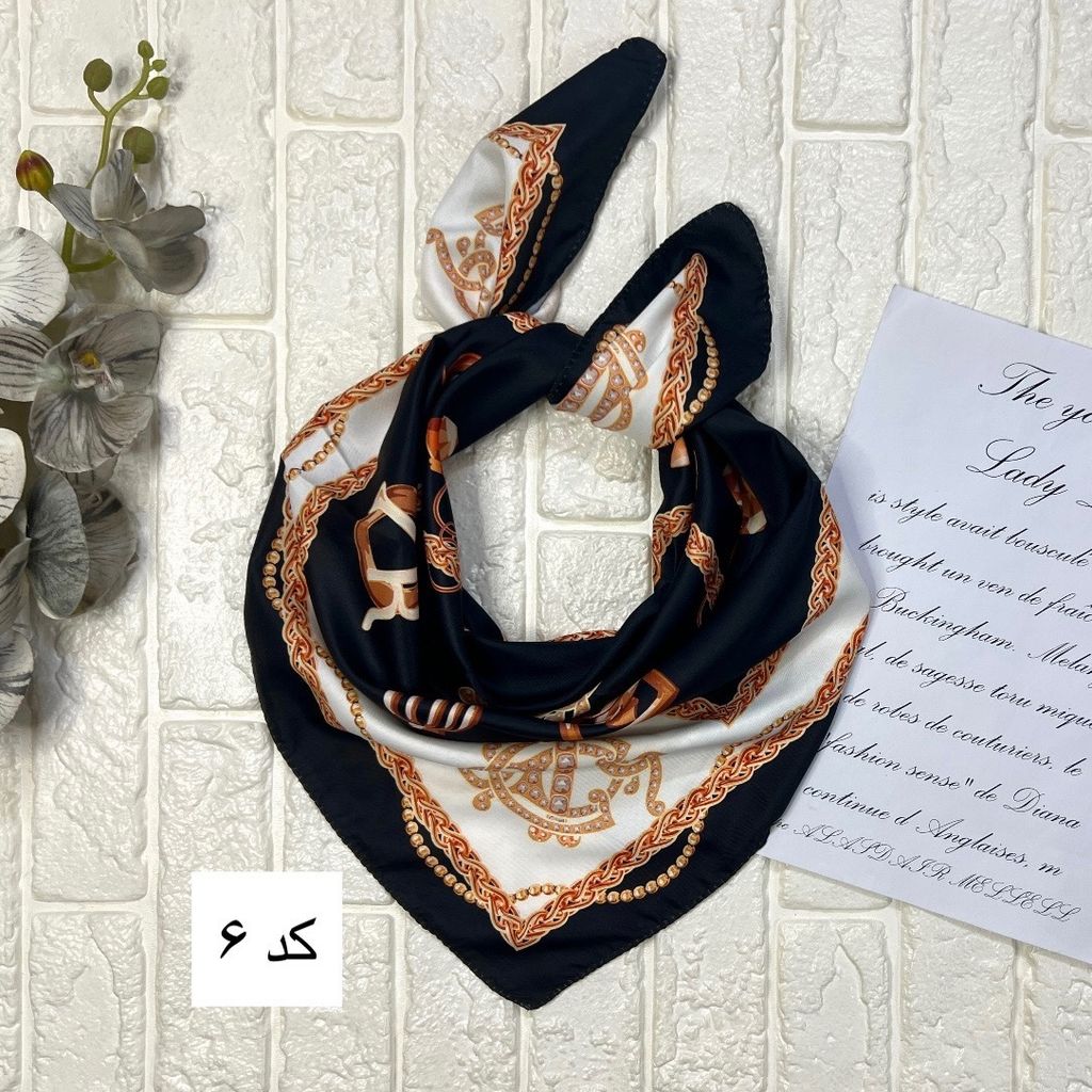 خرید اینترنتی مینی اسکارف ابریشم توییل