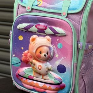 فروش اینترنتی کوله پشتی بچگانه صندوقی طرح Space برند K-Z کد 4061602