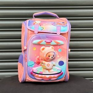 خرید اینترنتی قیمت کوله پشتی بچگانه صندوقی طرح Space برند K-Z کد 4061602