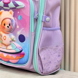 خرید اینترنتی قیمت کوله پشتی بچگانه صندوقی طرح Space از K-Z کد 4061602