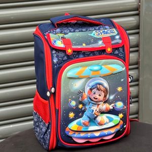 خرید اینترنتی قیمت کوله پشتی بچگانه صندوقی طرح Space برند K-Z کد 4061602