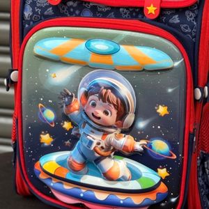 قیمت کوله پشتی بچگانه صندوقی طرح Space برند K-Z کد 4061602