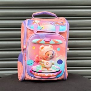 خرید اینترنتی کوله پشتی بچگانه صندوقی طرح Space برند K-Z کد 4061602