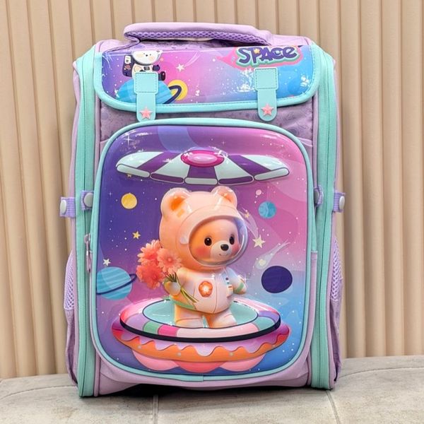 کوله پشتی بچگانه صندوقی طرح Space از K-Z کد 4061602