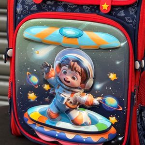 خرید اینترنتی قیمت کوله پشتی بچگانه صندوقی طرح Space برند K-Z کد 4061602
