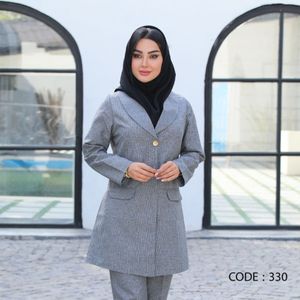 مشخصات مانتووشلواراداری ترک لندکد330