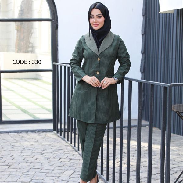 مانتووشلواراداری ترک لندکد330