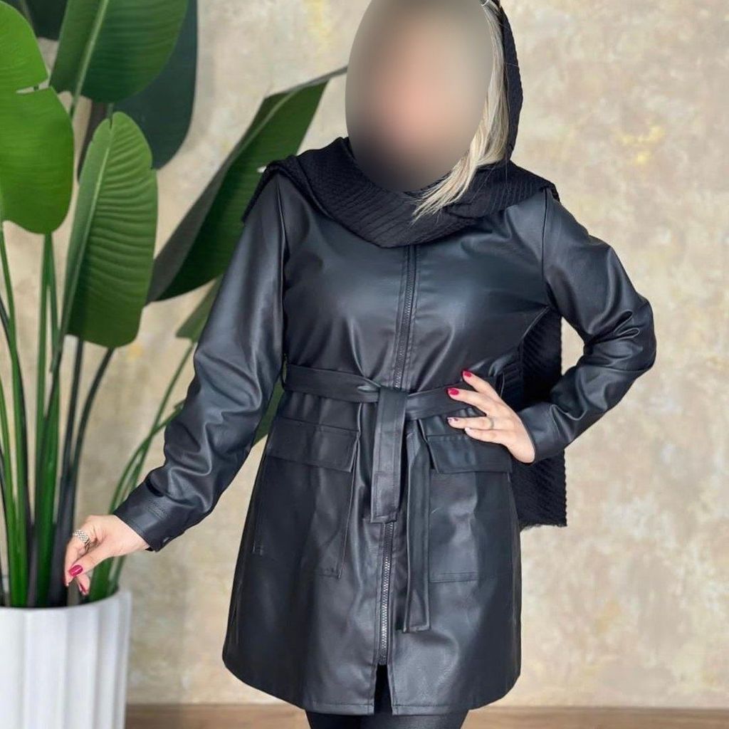 مشخصات مانتو کتی(چهارجیب) چرم نور