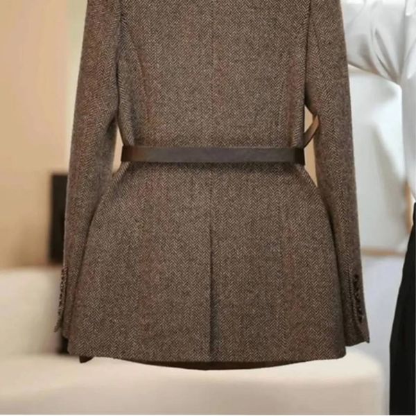 ست مانتو شلوار توییت جناغی آترین