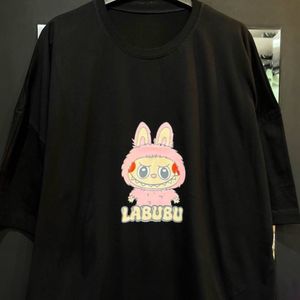 مشخصات تیشرت لانگ باکسی طرح لبوبو