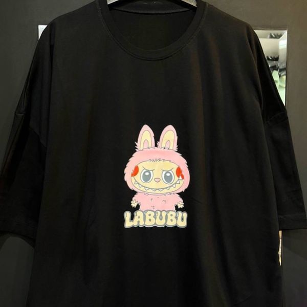 تیشرت لانگ باکسی طرح لبوبو