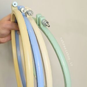 کارگاه گلدوزی شیار دار ایرانی 19 سانت در رنگبندی