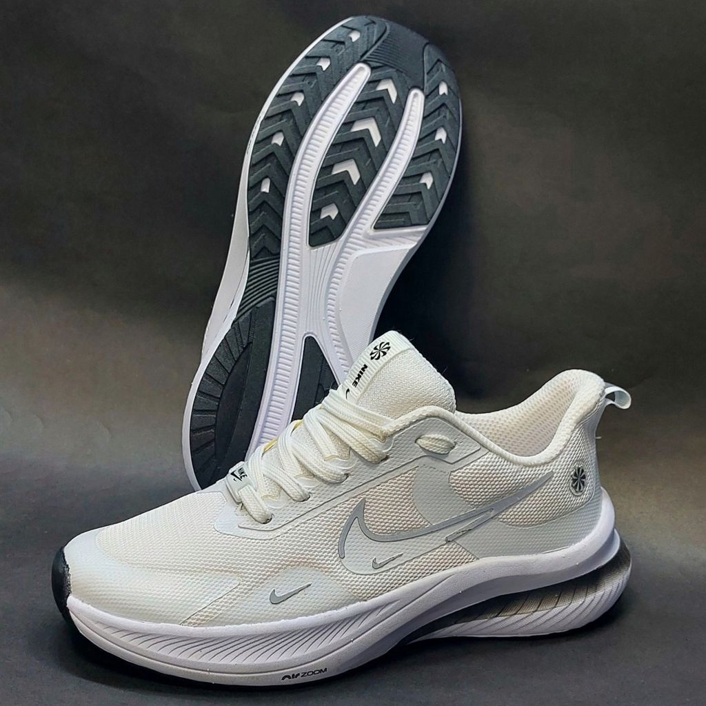 مشخصات کتونی نایک فلاور جدید رنگ سفید شیری Nike Flower