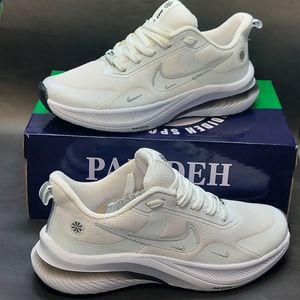 مشخصات کتونی نایک فلاور جدید رنگ سفید شیری Nike Flower