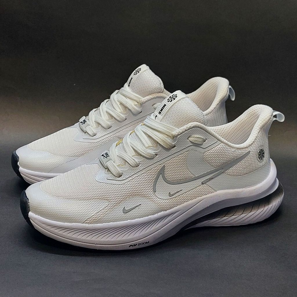 خرید آنلاین کتونی نایک فلاور جدید رنگ سفید شیری Nike Flower