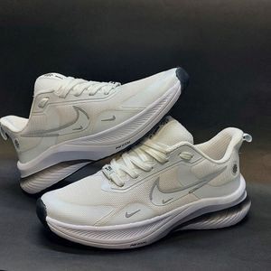 قیمت ارزان کتونی نایک فلاور جدید رنگ سفید شیری Nike Flower