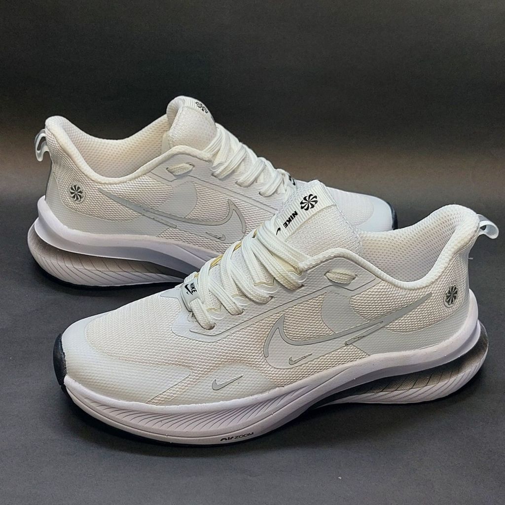 قیمت کتونی نایک فلاور جدید رنگ سفید شیری Nike Flower