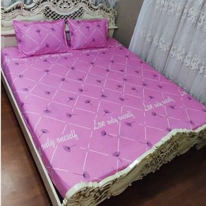 قیمت ارزان روتختی دونفره صورتی طرح قاصدک روکش تشک دونفره صورتی شاپرک