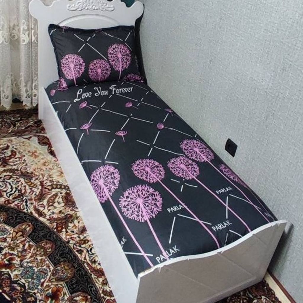 مشخصات روتختی یک نفره قاصدک صورتی روکش تشک یکنفره طرح شاپرک صورتی