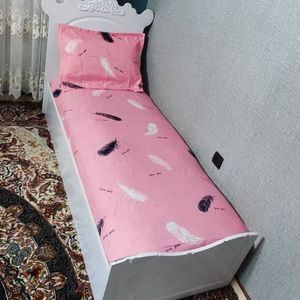 قیمت روتختی یک نفره صورتی روکش تشک کشدوزی شده یکنفره صورتی پر