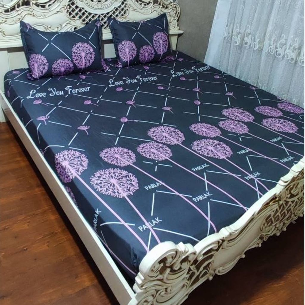 خرید اینترنتی روتختی دونفره شاپرک صورتی روکش تشک دو نفره شاپرک صورتی