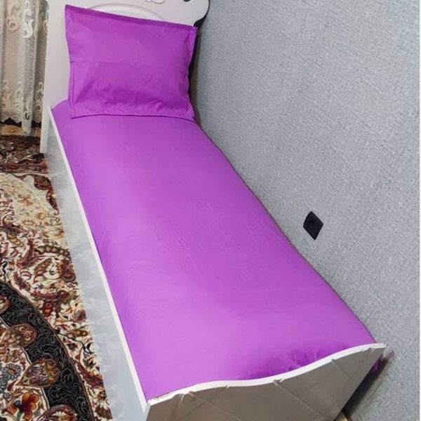 روتختی یکنفره ساده ارغوانی یاسی