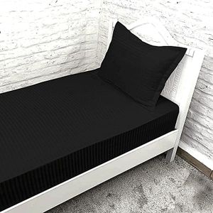 روتختی هتلی یک نفره مشکی روکش تشک یکنفره هتلی سیاه رنگ