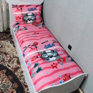 خرید آنلاین روتختی یک نفره پیشی قواص روتختی دخترانه یک نفره گربه