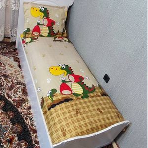 مشخصات روتختی بچه گانه کارتونی پسرانه دایناسور روتختی دایناسور روتختی پسرانه کرم قهوه ای