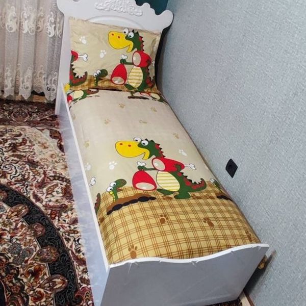 روتختی بچه گانه کارتونی پسرانه دایناسور روتختی دایناسور روتختی پسرانه کرم قهوه ای